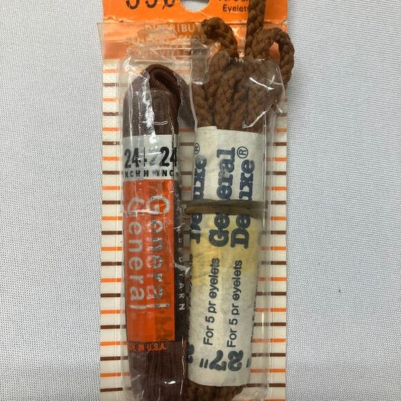 VTG Shoe Laces (Lot of 8 pairs) Assorted Dress Athletic Boot Laces - Picture 4 of 10